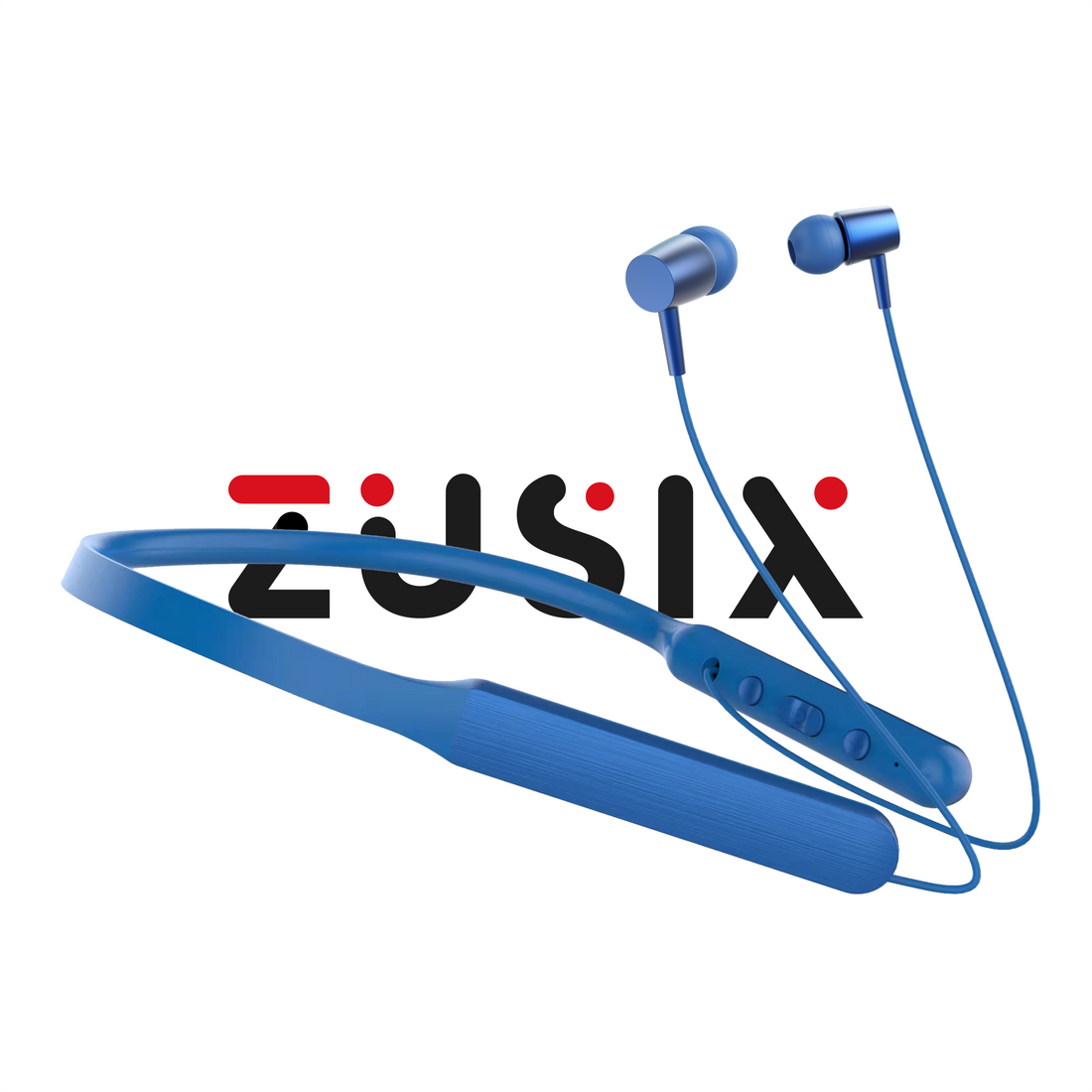 Zusix Elite 60 with 18 Hours Music Time In-Ear Wireless Neckband v5.3 Bluetooth Headset