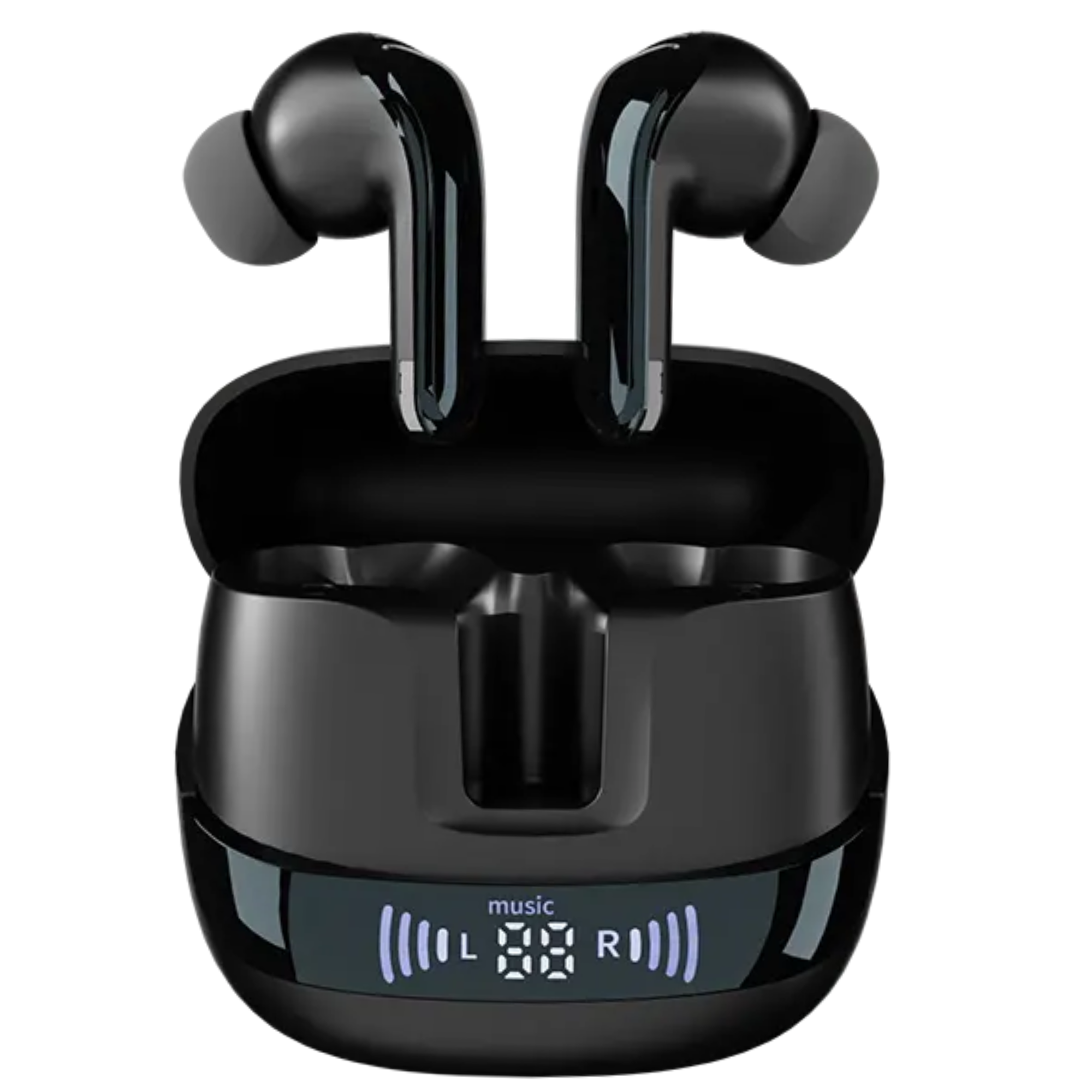 Zusix TWS Earbuds with 70H Playtime, Quad Mics with ENC+ANC Bluetooth