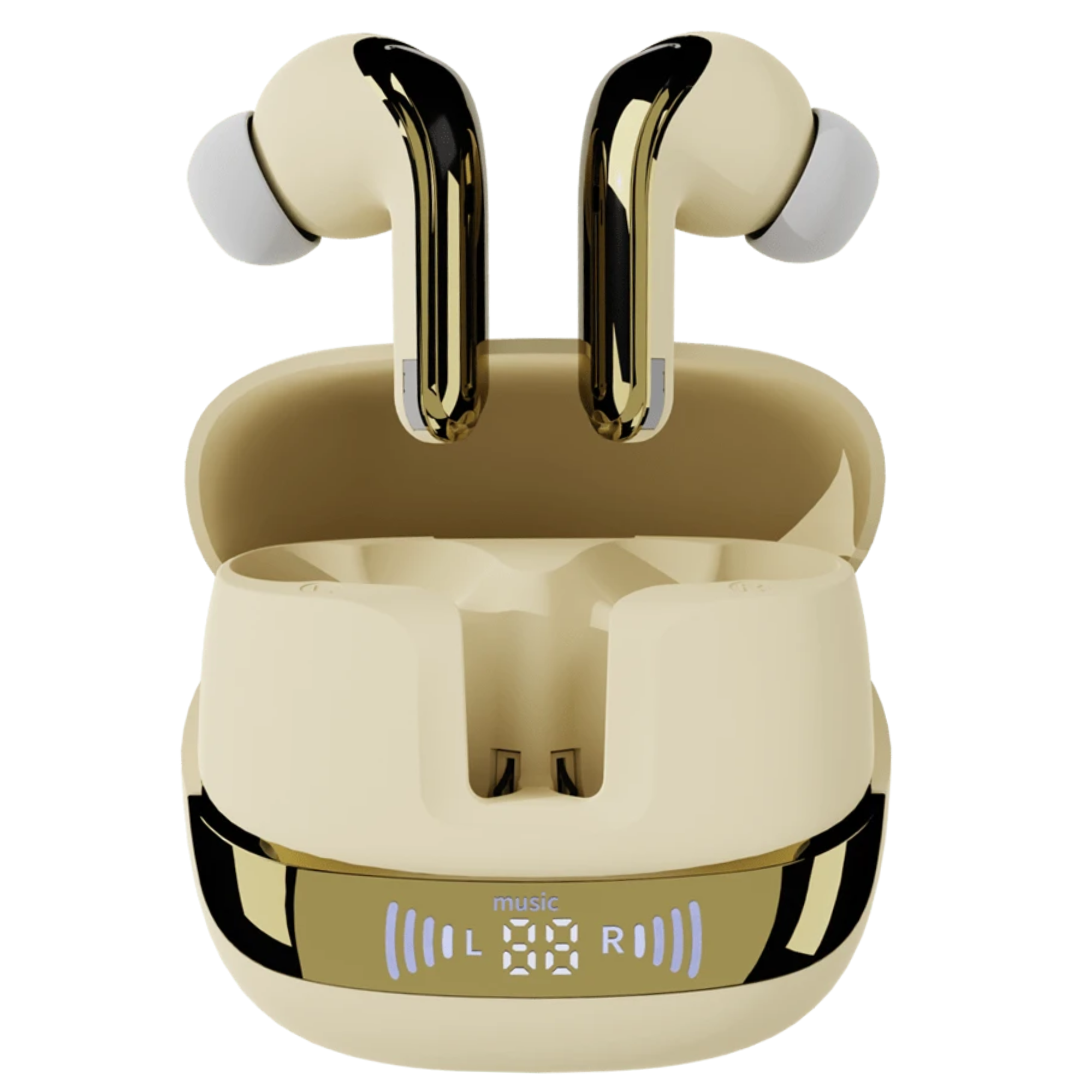 Zusix TWS Earbuds with 70H Playtime, Quad Mics with ENC+ANC Bluetooth
