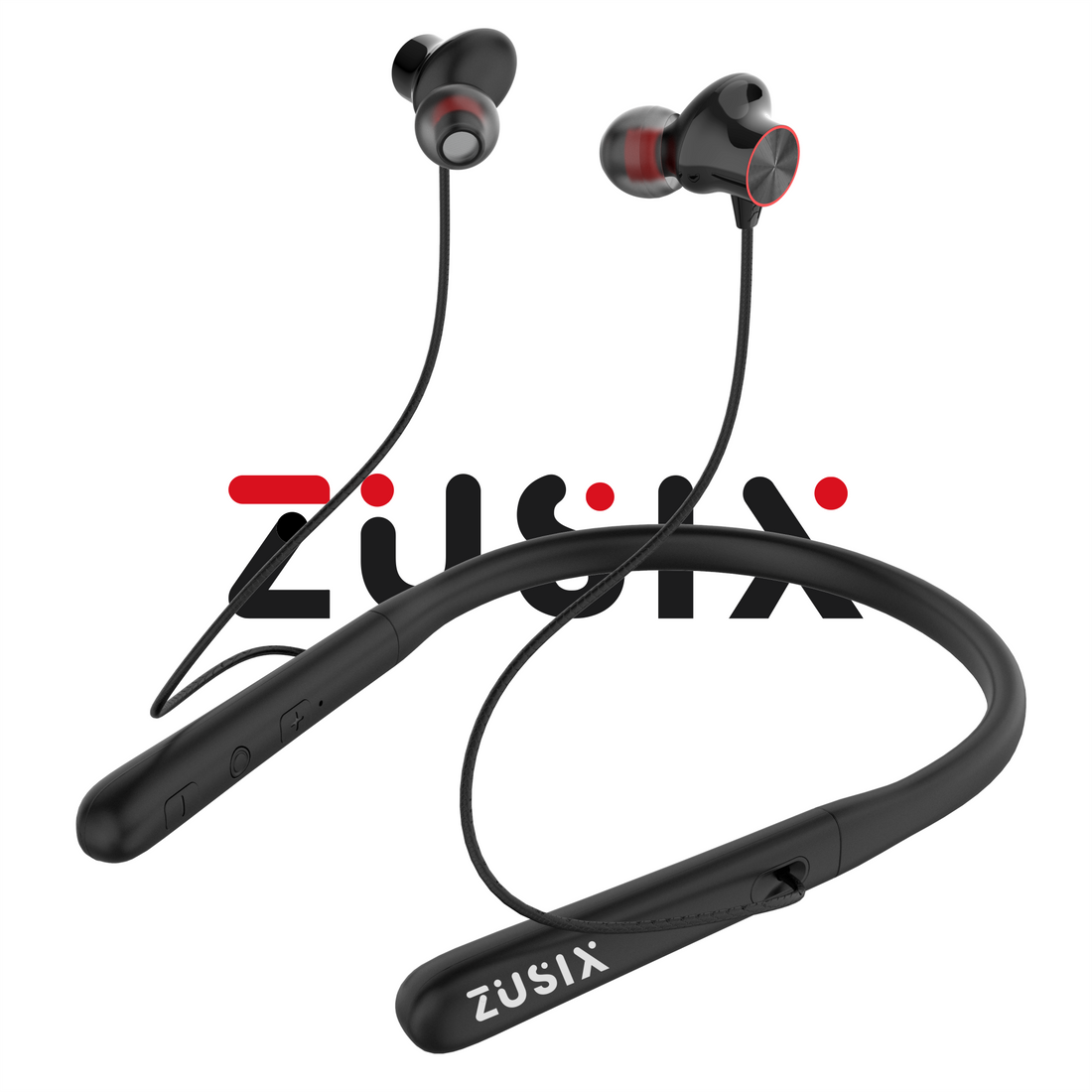 Zusix Elite 240 with 18 Hours Music Time In-Ear Wireless Neckband v5.3 Bluetooth Headset