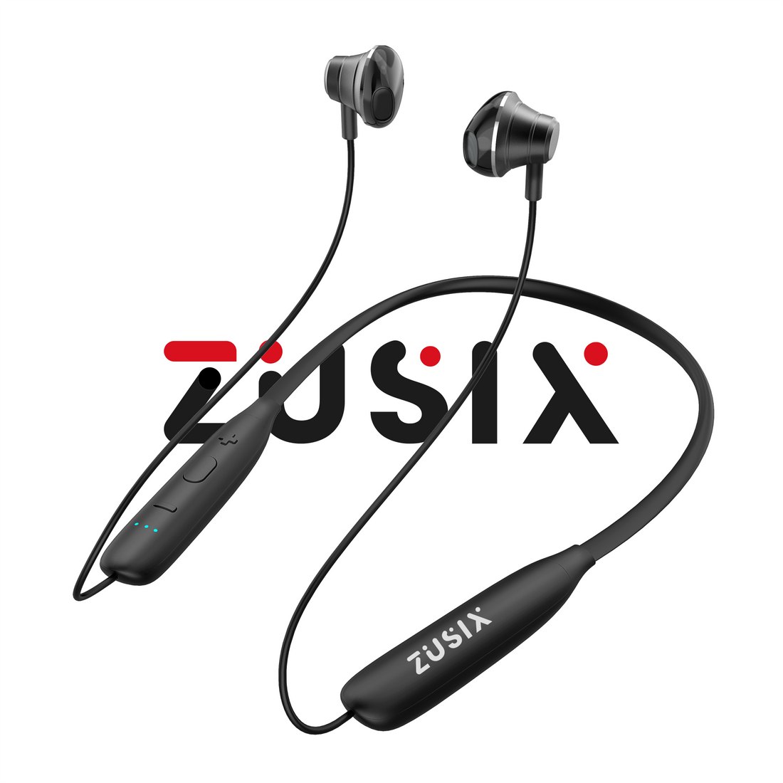Zusix Elite 550 with 18 Hours Music Time In-Ear Wireless Neckband v5.3 Bluetooth Headset