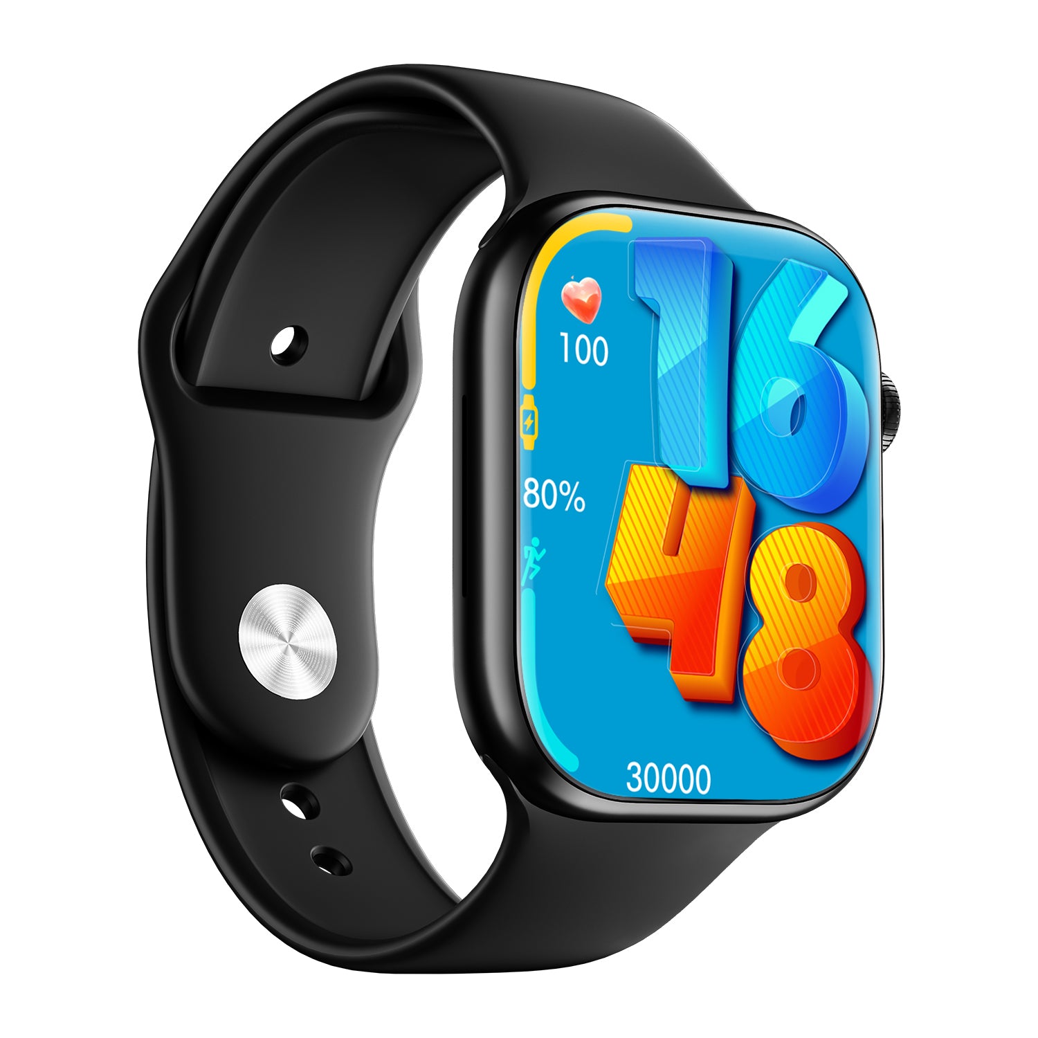 Zusix S9 Pro Smart Watch with Bluetooth Calling, AI Voice Assistance, 100 Sports Modes IP67 Rating, 240*296 Pixel High Resolution