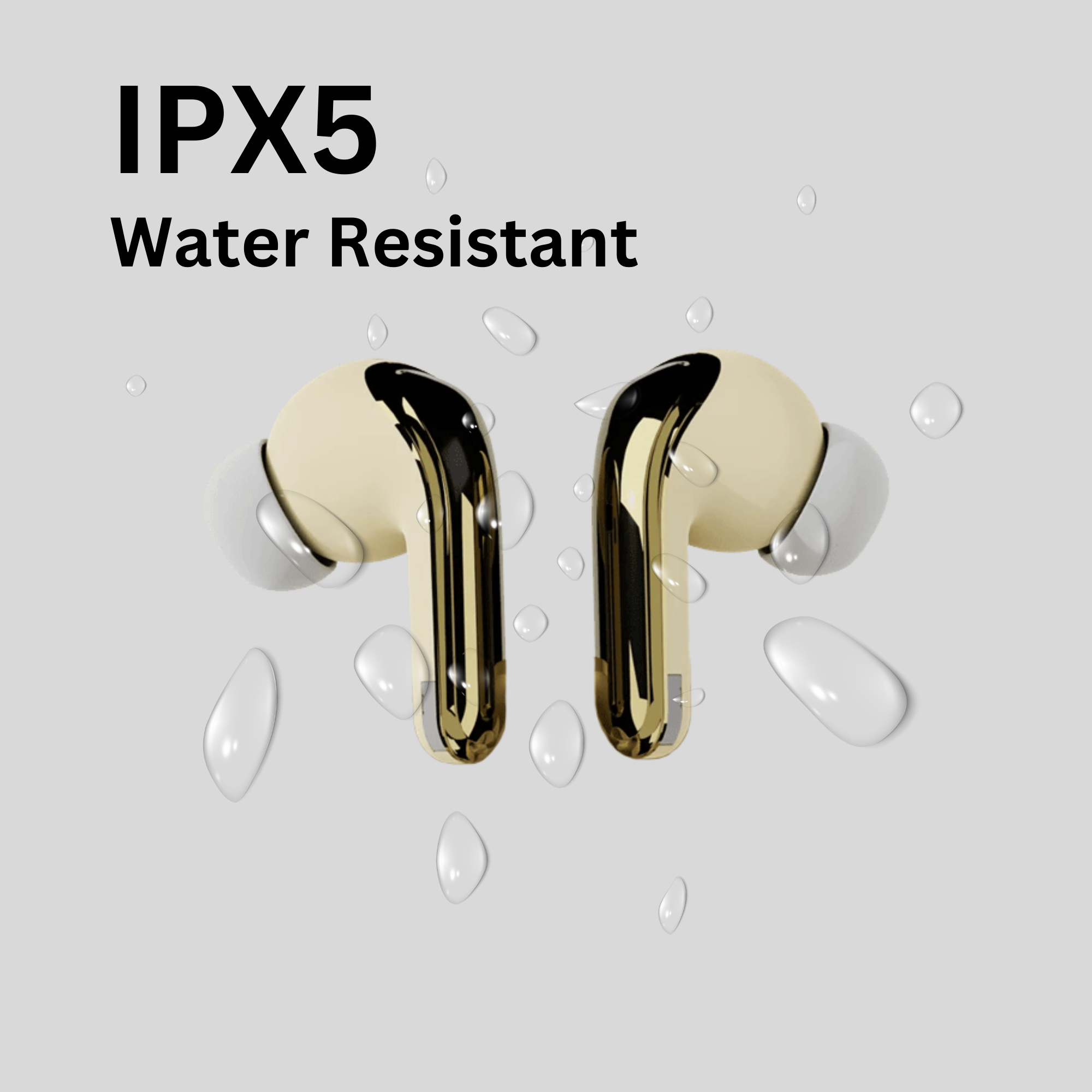 Zusix TWS Earbuds with 70H Playtime, Quad Mics with ENC+ANC Bluetooth