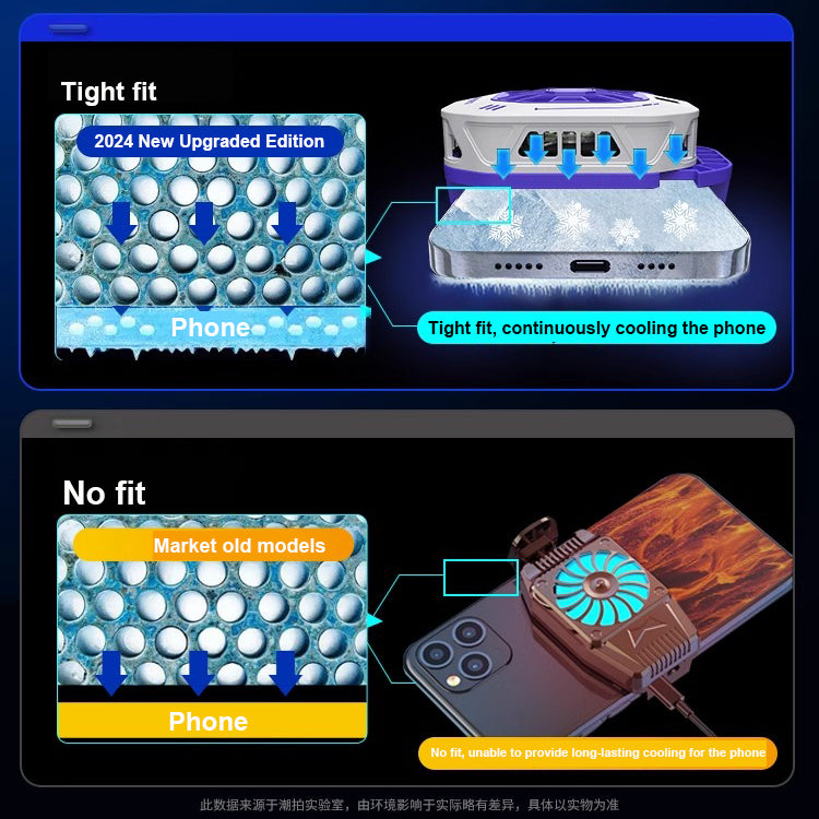 Zusix F25 Gaming Mobile Cooler - Cooling Radiator with Semiconductor Technology