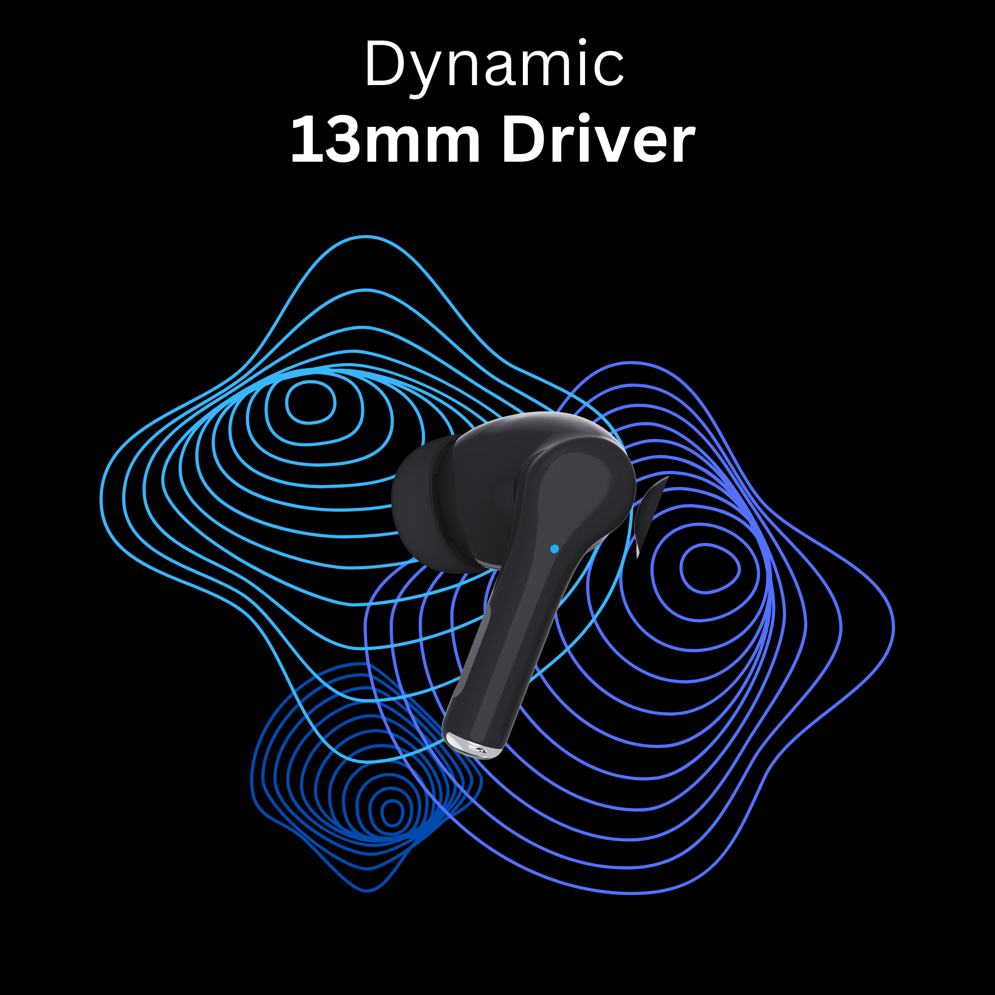 Zusix LuxPods 55 TWS Earbuds with 60H Playtime, Deep Bass, HD Mic with ENC Bluetooth