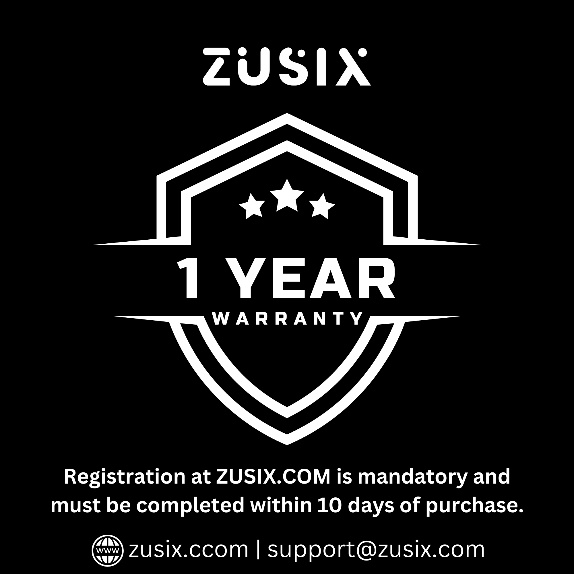 Zusix TWS Earbuds with 70H Playtime, Quad Mics with ENC+ANC Bluetooth