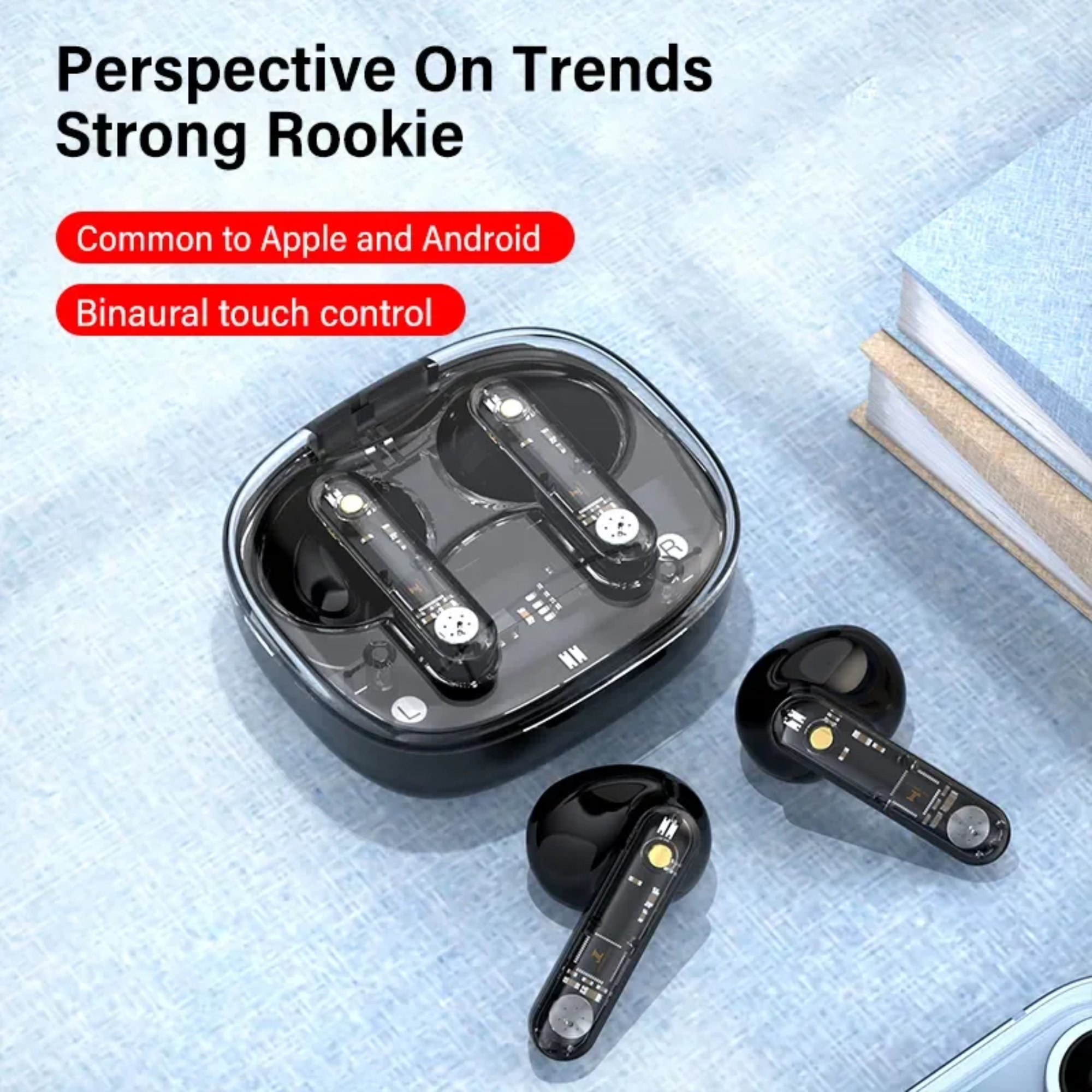 Zusix UltraPods TM50 with 40 Hours Music Time True Wireless Bluetooth Earbuds