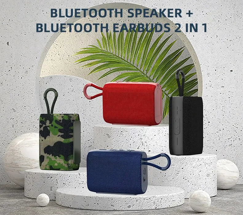 Zusix 2 in 1 Portable Bluetooth Speaker | TWS