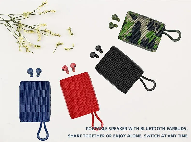 Zusix 2 in 1 Portable Bluetooth Speaker | TWS