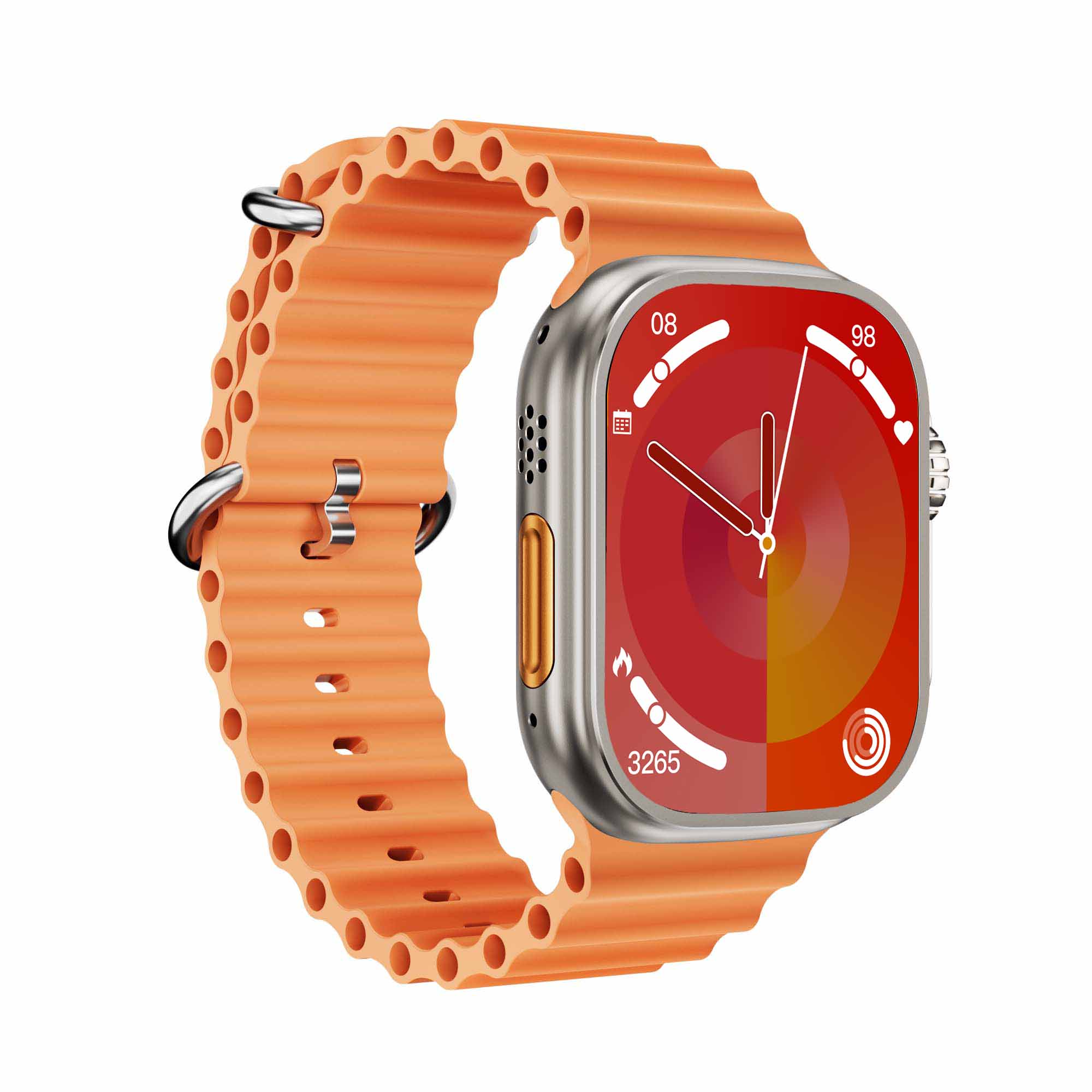 Zusix Ultra 2 Smart Watch with Bluetooth Calling, AI Voice Assistance, 100 Sports Modes IP67 Rating, 240*296 Pixel High Resolution