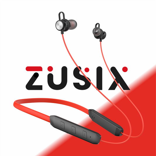 Zusix Storm 220 with 18 Hours Music Time In-Ear Wireless Neckband v5.0 Bluetooth Headset